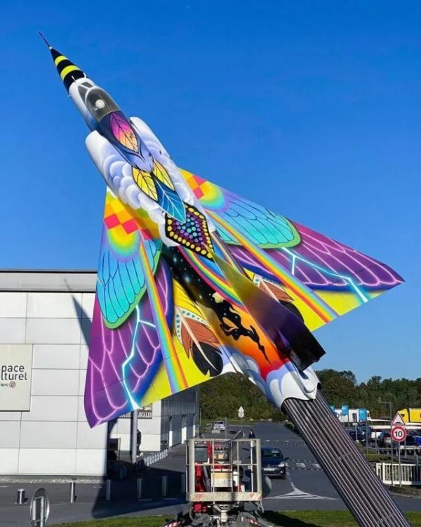 Dassault Mirage 5BR gets a new livery by street artist CezArt (1).jpg