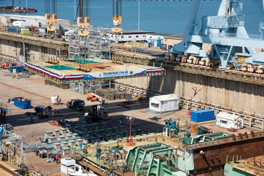 USS Enterprise (CVN-80) at its Newport News Shipbuilding division, 08-27-22 (1).jpg